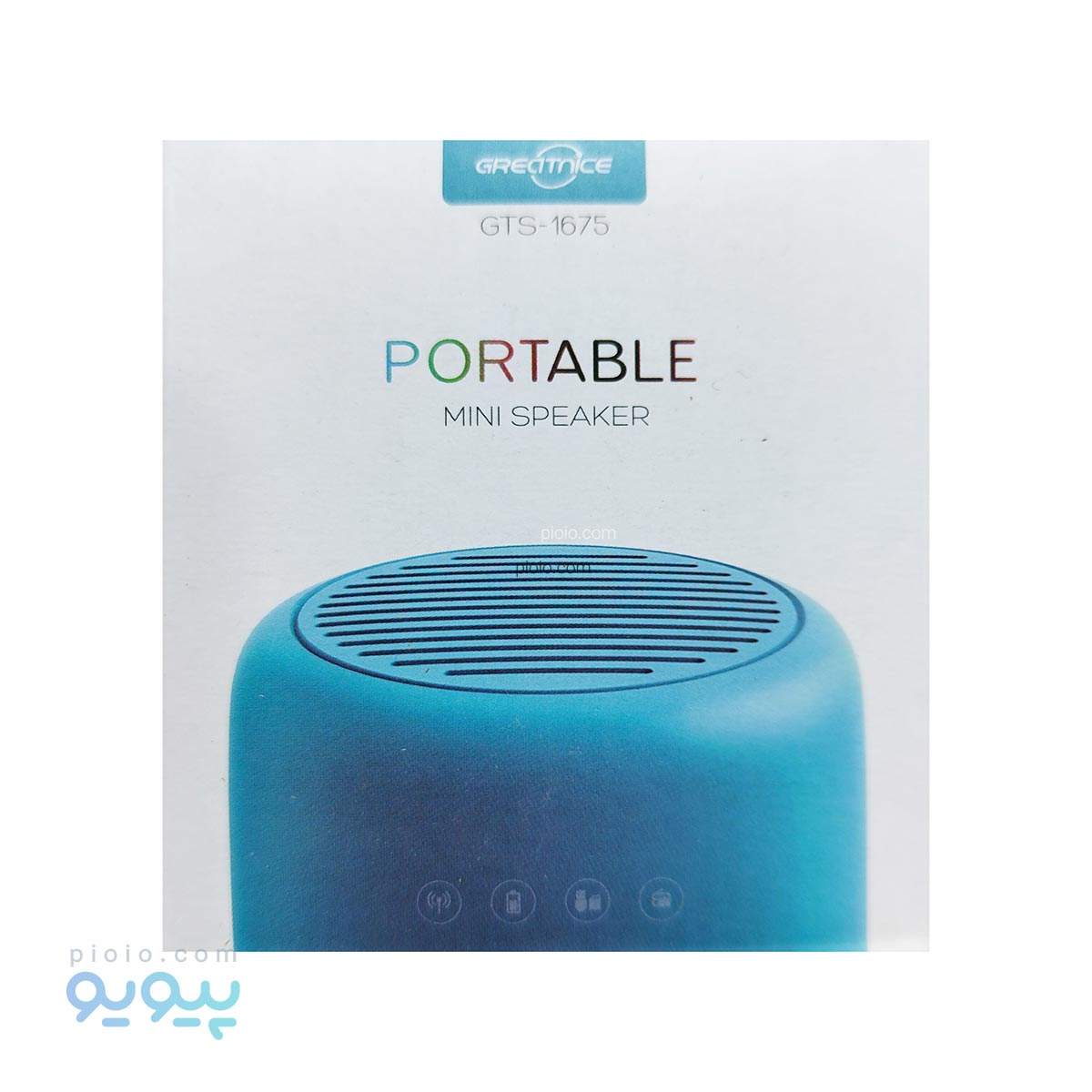 مینی اسپیکر PORTABLE مدل GTS-1675 تک و عمده