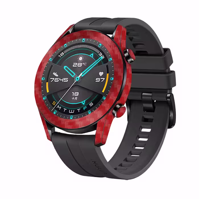 برچسب ماهوت طرح Red-Fiber مناسب برای ساعت هوشمند هوآوی Watch GT2
