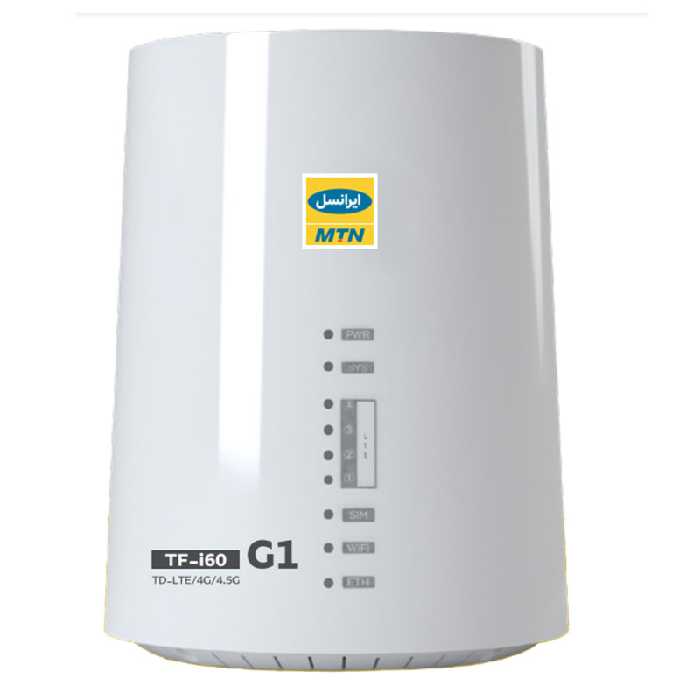 مودم 4G/TD-LTE ایرانسل مدل TF-i60 G1 به همراه سیم کارت