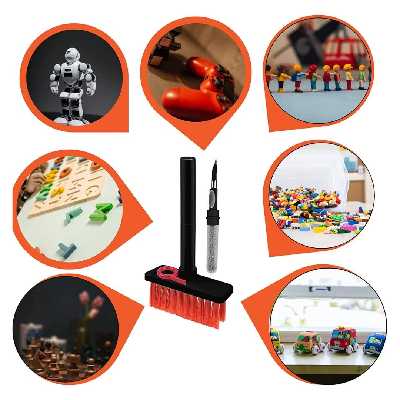 کیت تمیز کننده گرین لاین مدل GNCLGBRUSHWH مجموعه 5 عددی