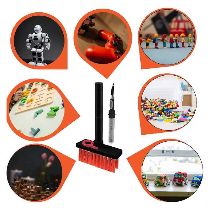 کیت تمیز کننده گرین لاین مدل GNCLGBRUSHWH مجموعه 5 عددی