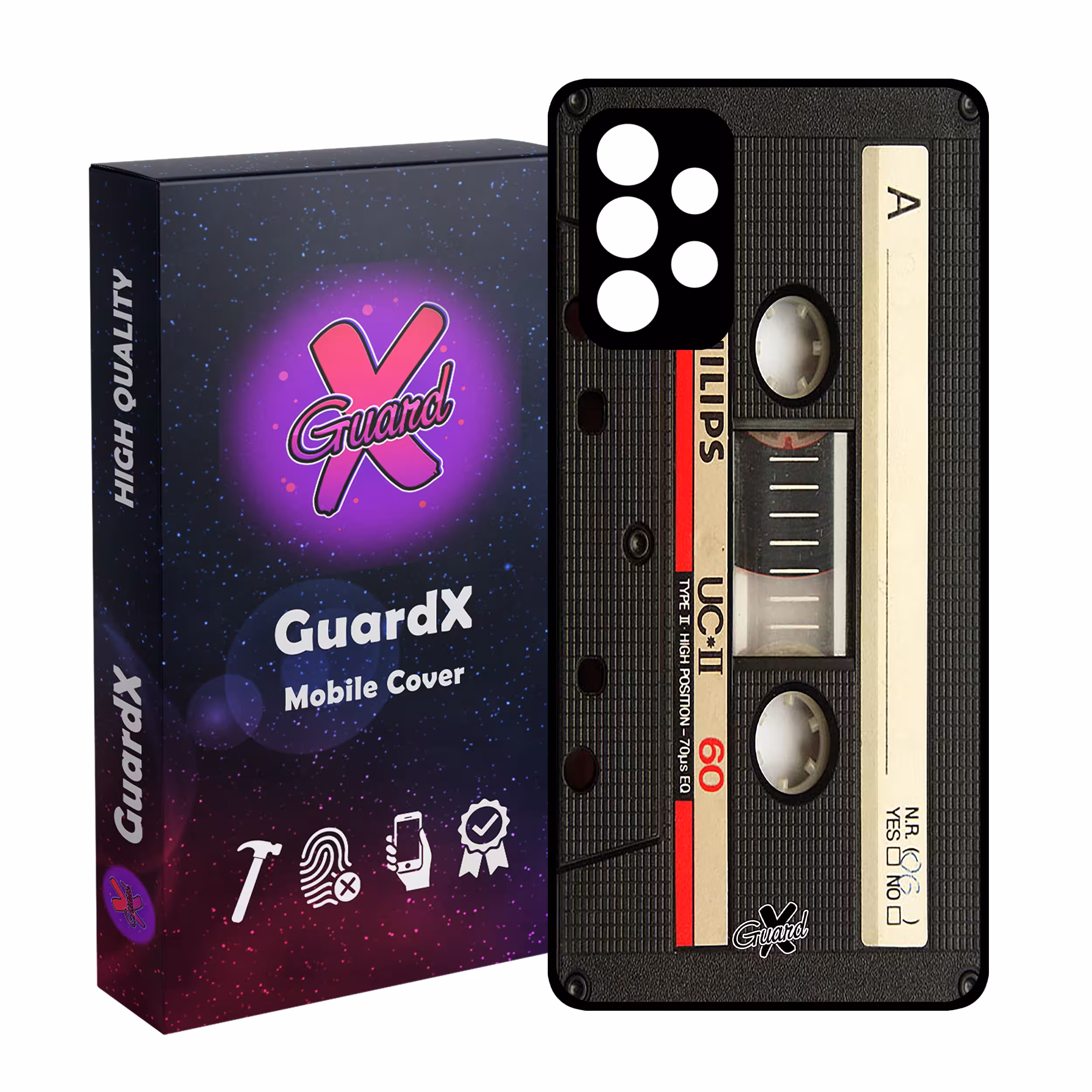 کاور گارد ایکس طرح Cassette مدل Glass10063 مناسب برای گوشی موبایل سامسونگ Galaxy A13 4G