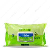 دستمال مرطوب پاک کننده و ضد عفونی کننده دست یونی لد 72 عدد