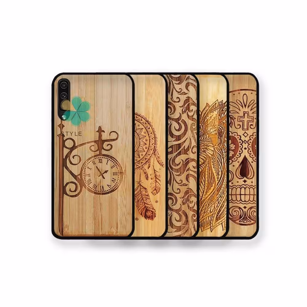 قاب گوشی سامسونگ Samsung Galaxy A50 طرح چوب Bomboo