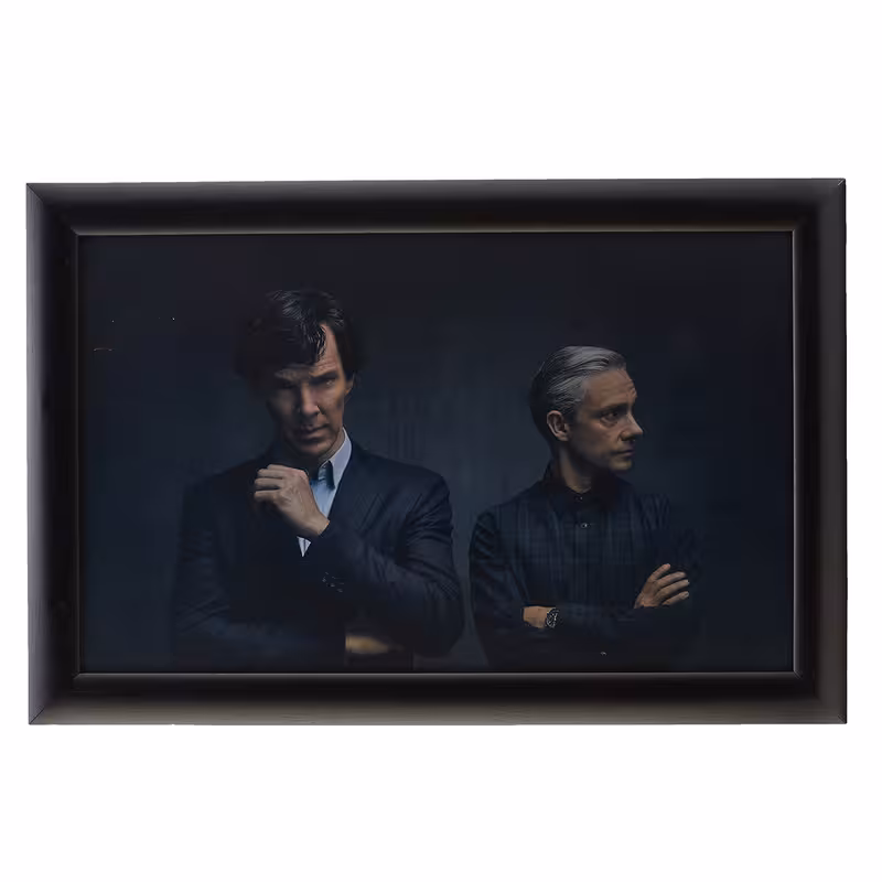 تابلو طرح sherlock | دنیای قاب