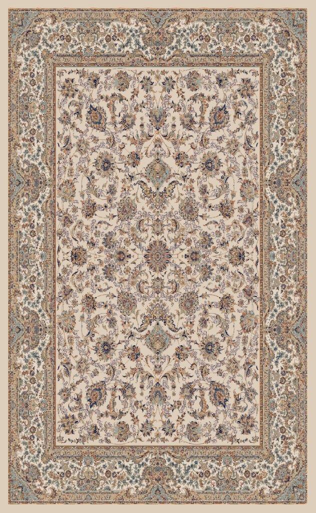 گلیم درجه1 ماندگار ابعاد متنوع زمینه گلیم کرم کد 6-668 | گلیم کیفیت ضد حساسیت