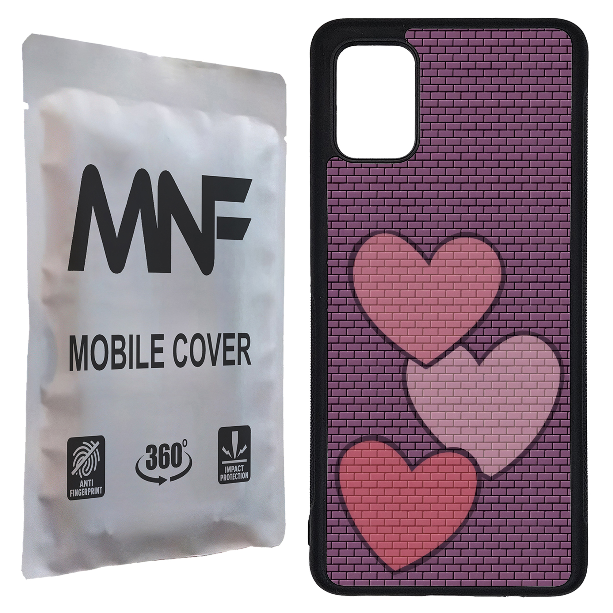 کاور ام ان اف طرح دیوار قلبی کد P-017 مناسب برای گوشی موبایل سامسونگ Galaxy A51