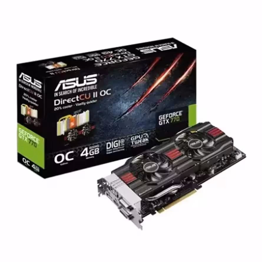کارت گرافیک ایسوس GTX 770 DirectCU II OC 4GB
