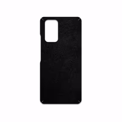برچسب پوششی ماهوت مدل Black-Chamois-Leather مناسب برای گوشی موبایل شیائومی Redmi Note 10 Pro