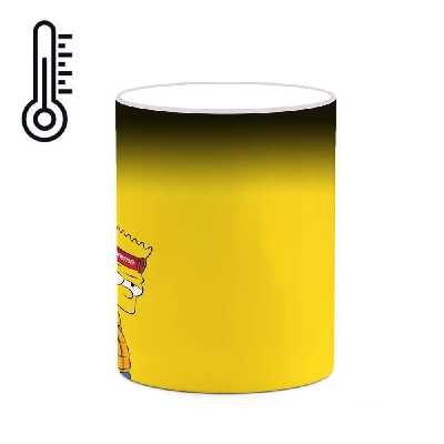 ماگ حرارتی کاکتی طرح کارتون سیمپسون مدل mgh23759