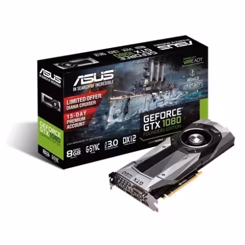 کارت گرافیک ایسوس GTX 1080 Founders Edition