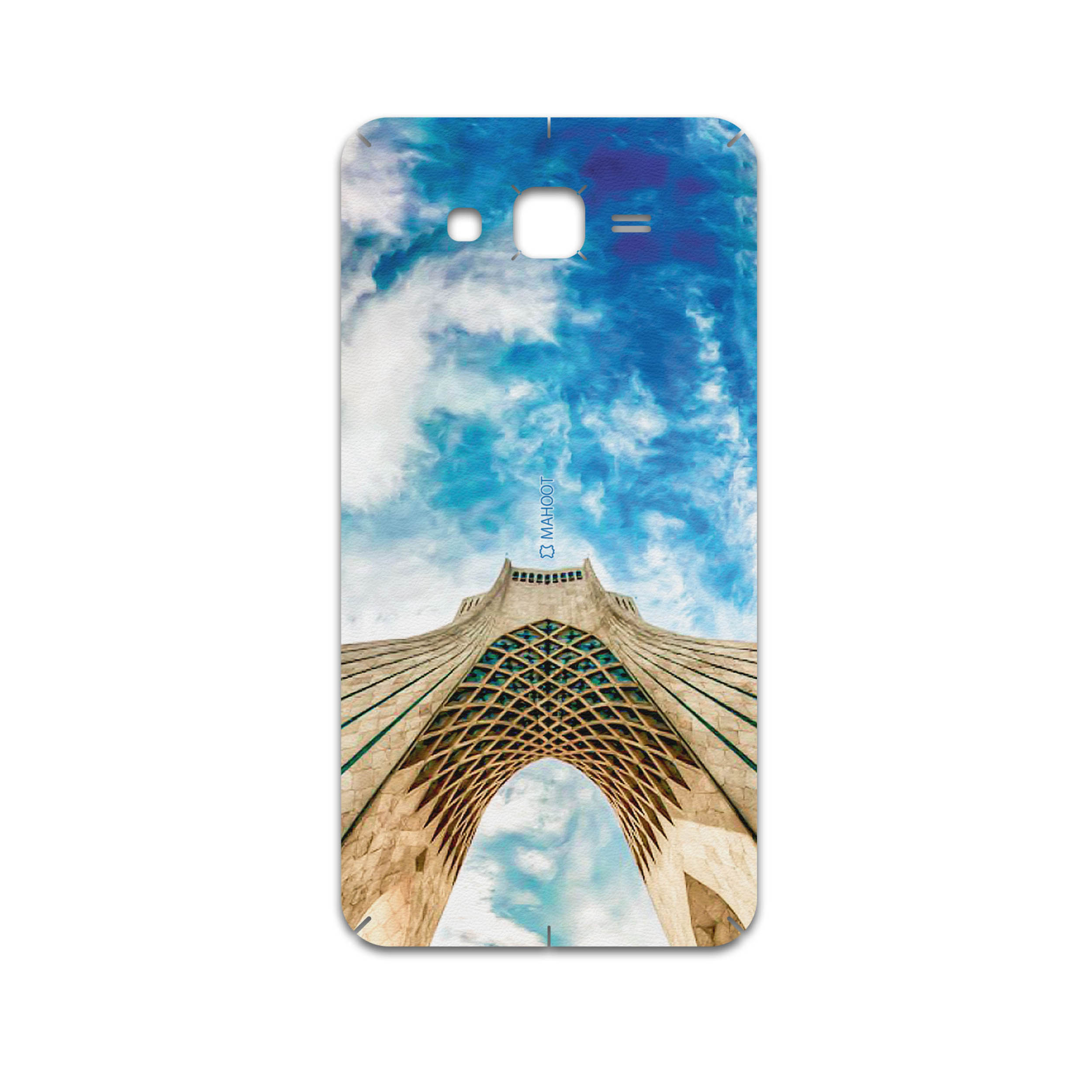 برچسب پوششی ماهوت مدل AZADI-Tower مناسب برای گوشی موبایل سامسونگ Galaxy J7 2015