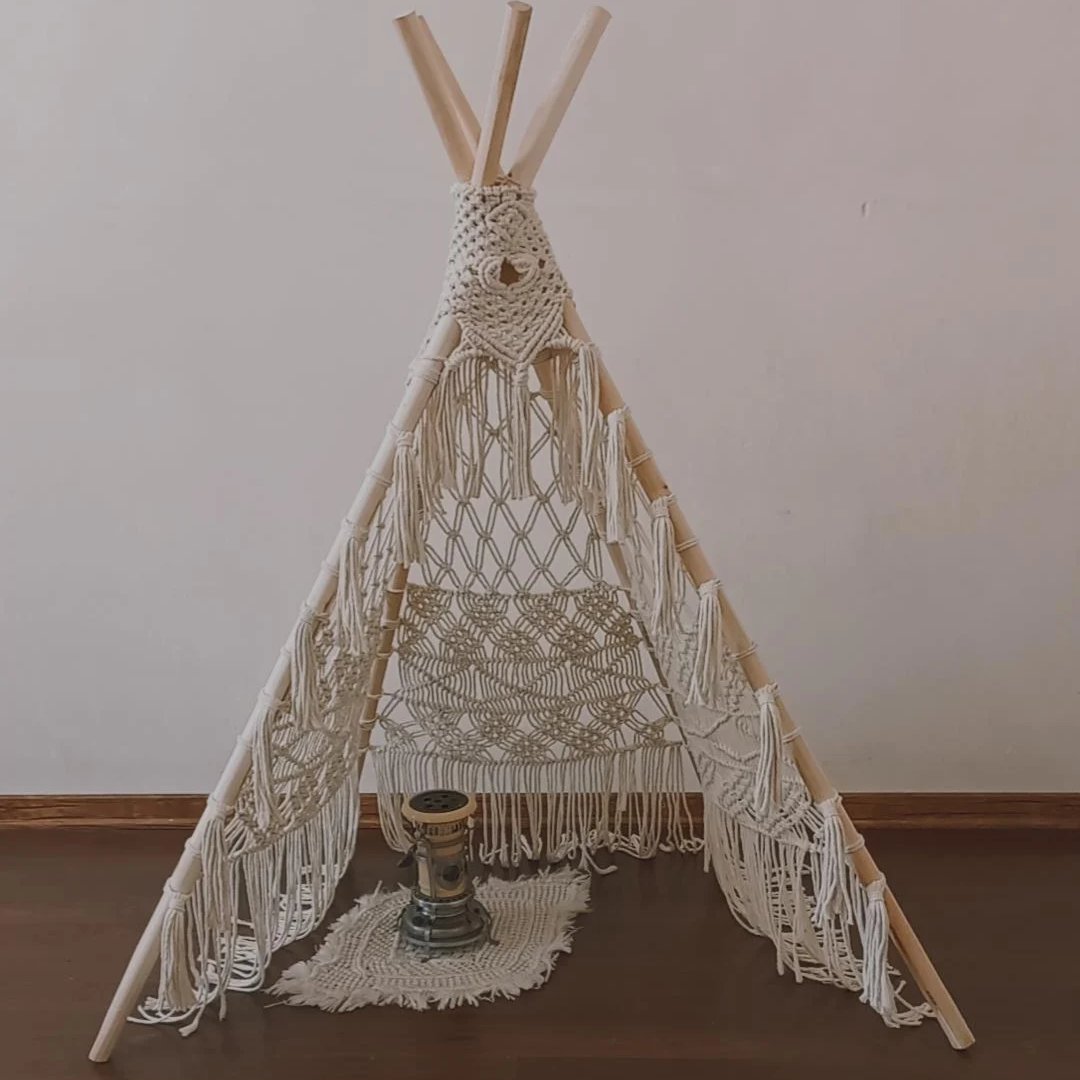 چادر سرخپوستی مکرومه سایز متوسط