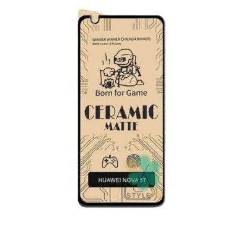 (پک دوعددی)گلس فول نانوسرامیک مناسب برای گوشی هواوی Nova5t