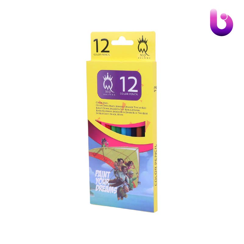 مداد رنگی 12 رنگ ام کیو M.Q MQ-00012M
