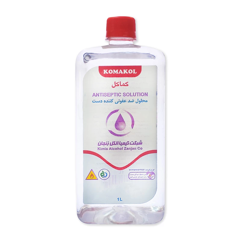 محلول ضدعفونی کننده دست 1 لیتری کماکل