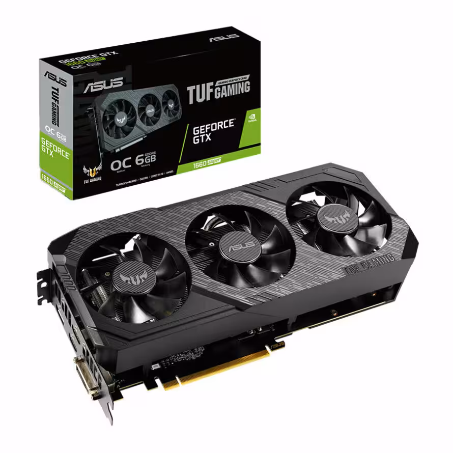 کارت گرافیک ایسوس TUF 3 GTX1660S O6G GAMING شرکتی