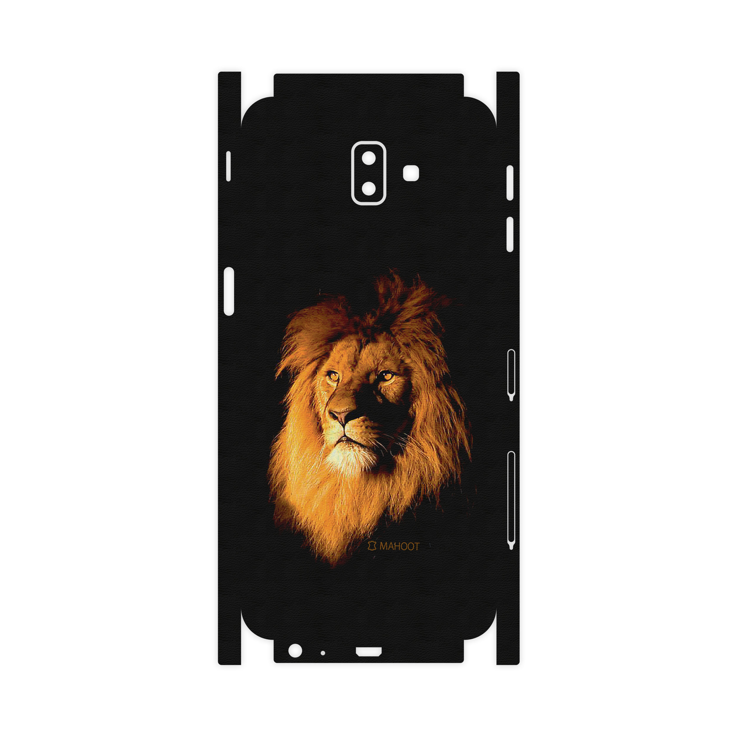 برچسب پوششی ماهوت مدل Lion-FullSkin مناسب برای گوشی موبایل سامسونگ Galaxy J6 Plus