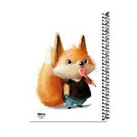 دفتر سیمی 40 برگ جلد نرم الیپون طرح کلاسیک کد 212