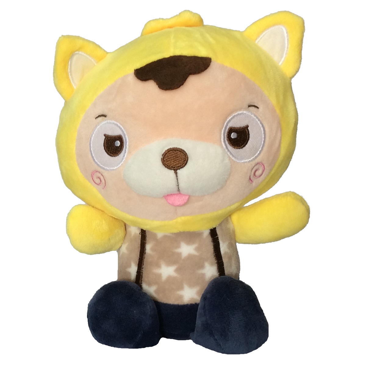 عروسک طرح ببر مدل Tiger with Hat کد SZ5/376 ارتفاع 26 سانتی‌متر