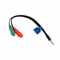 کابل 1 به 2 AUX مکا مدل MC9 طول 0.2 متر