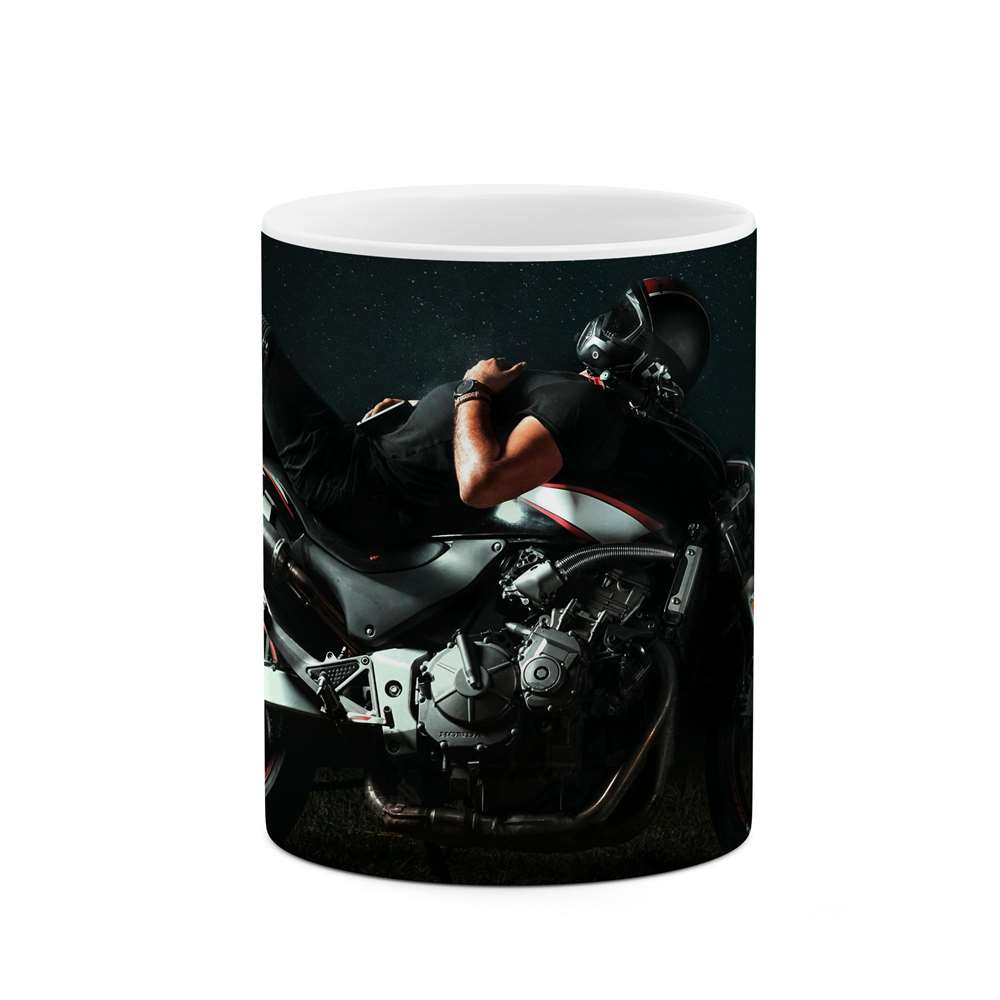 ماگ طرح موتور سوار  مدل mgp13704