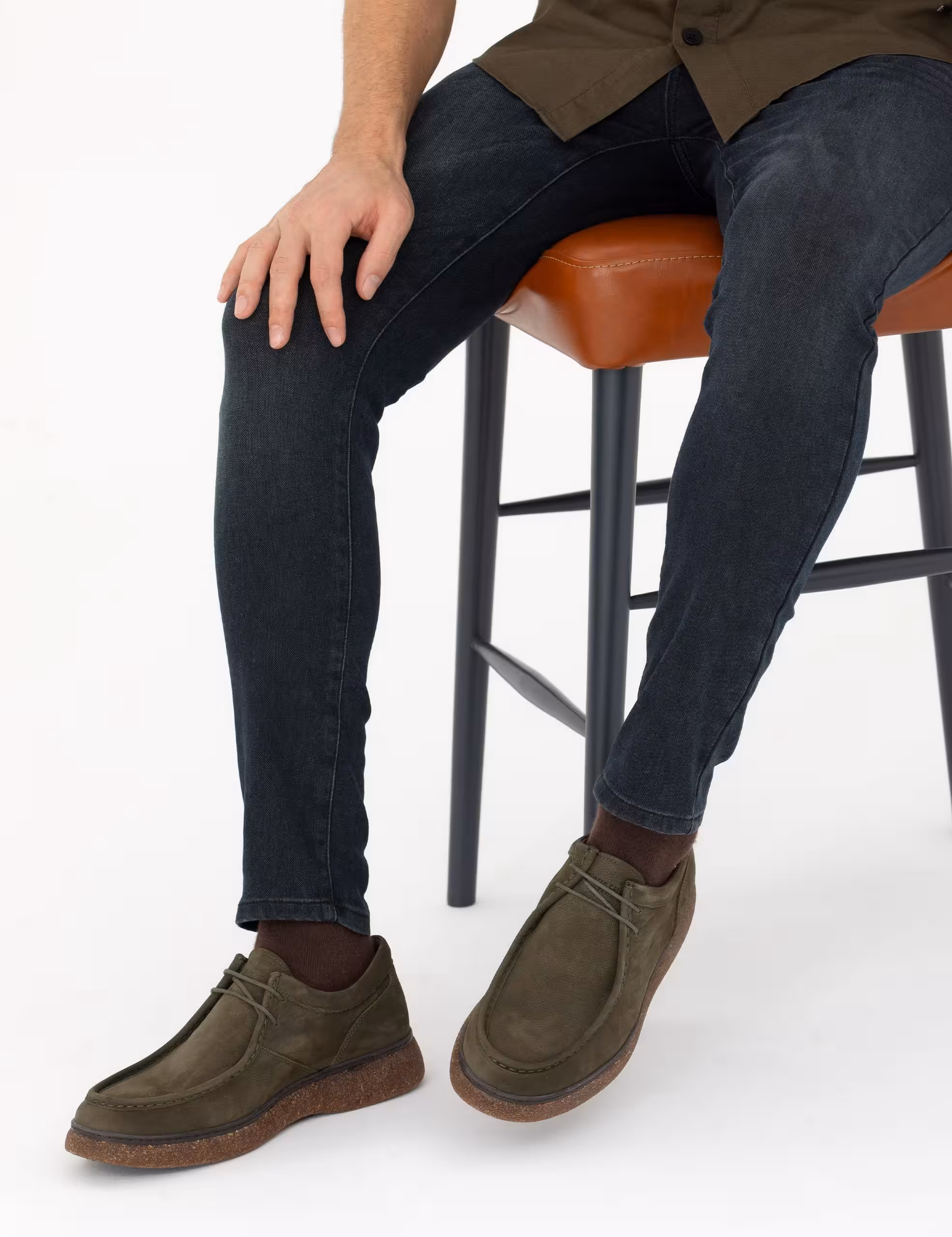 کفش روزمره مردانه خاکی روشن پیرکاردین