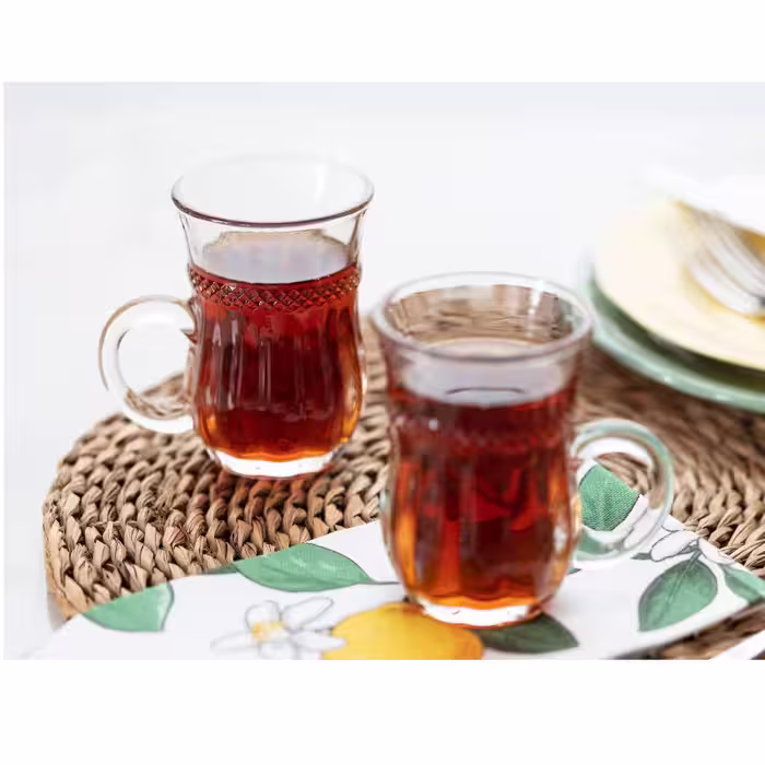 استکان مادام کوکو مدل Garen Glass Tea 140 بسته چهار عددی