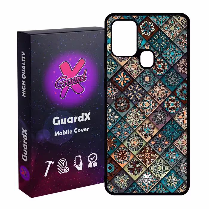 کاور گارد ایکس طرح Tile مدل Glass10093 مناسب برای گوشی موبایل سامسونگ Galaxy A21s