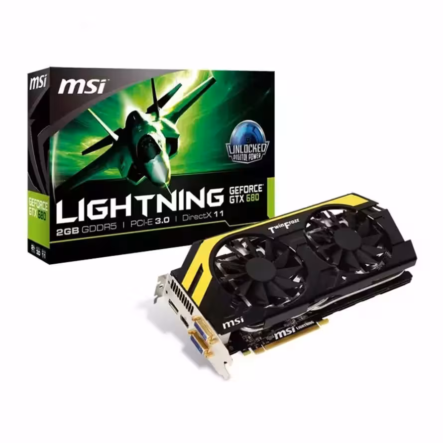 کارت گرافیک ام اس آی  GeForce GTX 680 2GB Lightning
