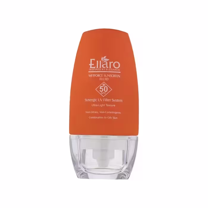 فلوئید ضد آفتاب SPF 50 وت فورس الارو | پوست چرب و مختلط | 50ml