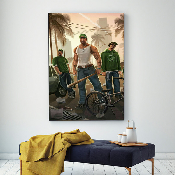 تابلو شاسی طرح گیم مدل TSH639 | دنیای قاب