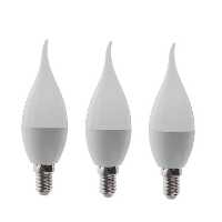 لامپ ال ای دی 6 وات پارس اروند مدل اشکی پایه E14 بسته 3 عددی