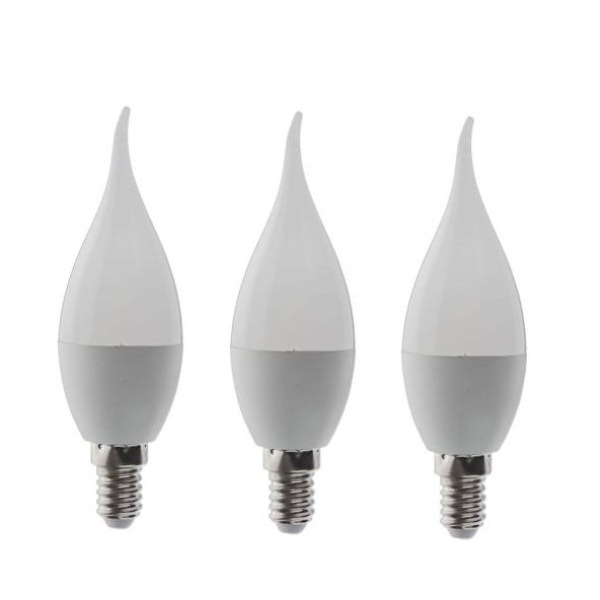 لامپ ال ای دی 6 وات پارس اروند مدل اشکی پایه E14 بسته 3 عددی