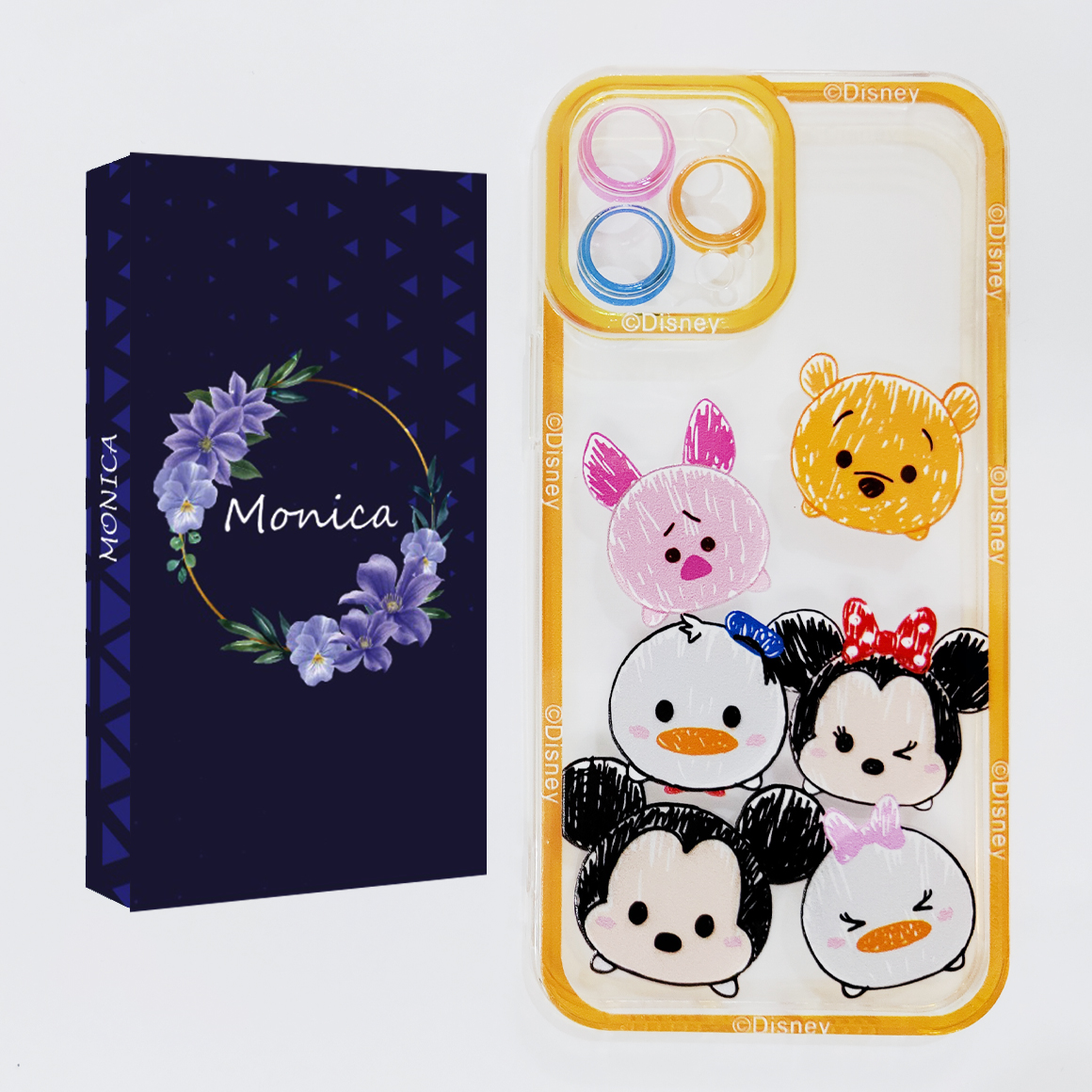 کاور مونیکا مدل Cartooni Pooh مناسب برای گوشی موبایل اپل iPhone 13 Pro