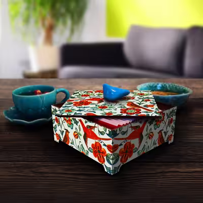 جعبه چای کیسه ای مدل نوشین کد 2535