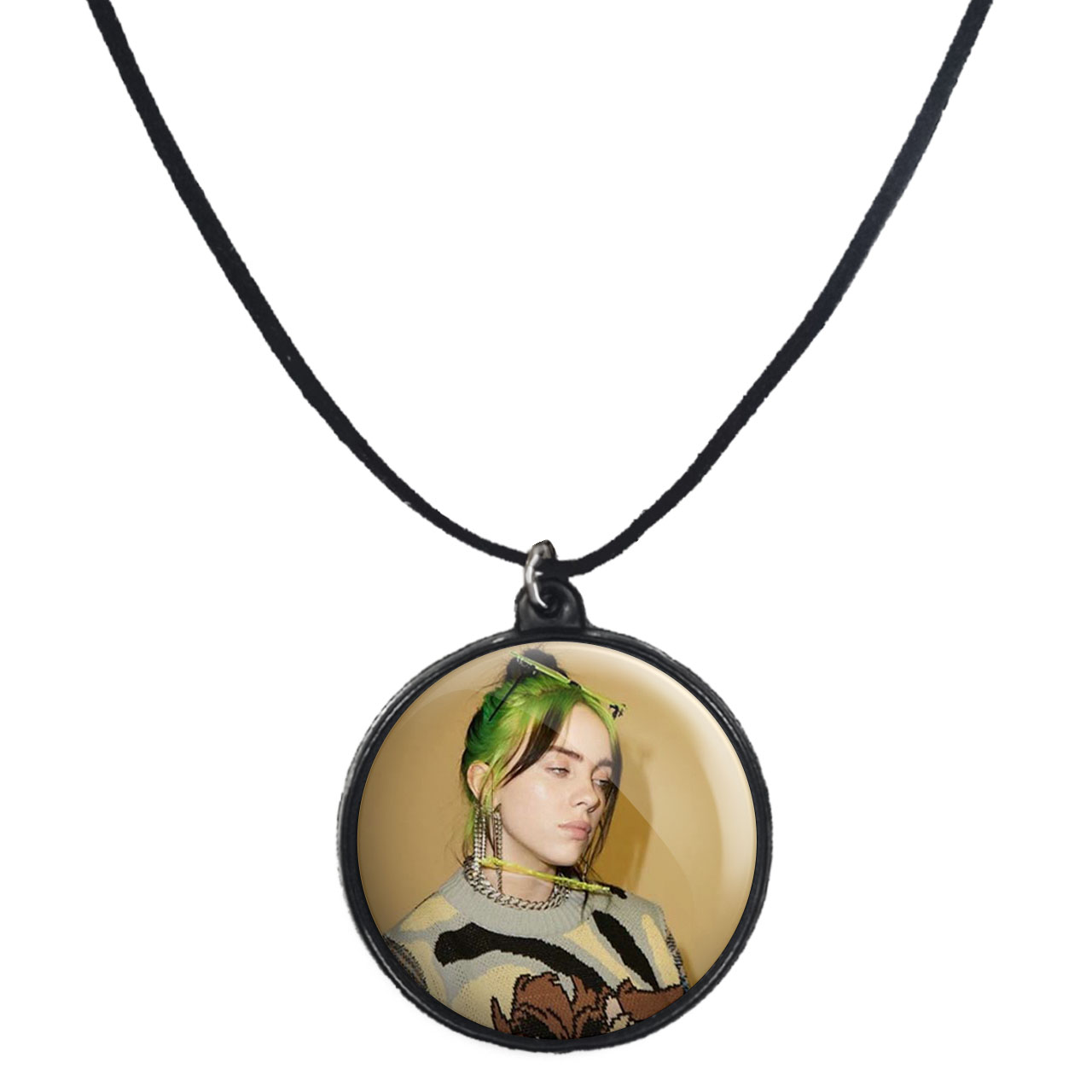 گردنبند پرمانه طرح بیلی آیلیش کد pmb.766 مدل دو طرفه