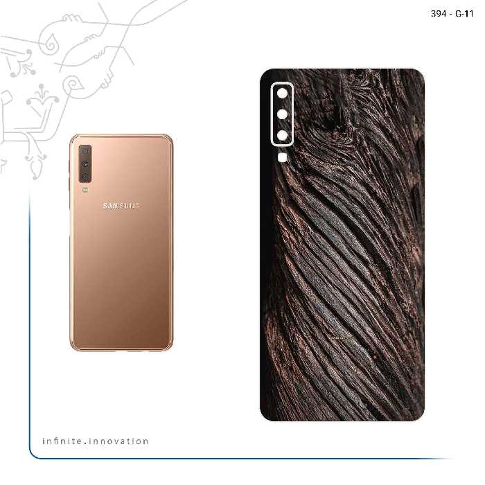برچسب پوششی ماهوت مدل Wood Texture 9 مناسب برای گوشی موبایل سامسونگ Galaxy A7 2018
