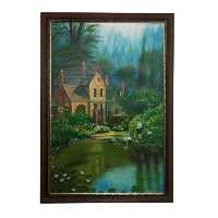 تابلو نقاشی رنگ روغن مدل طبیعت