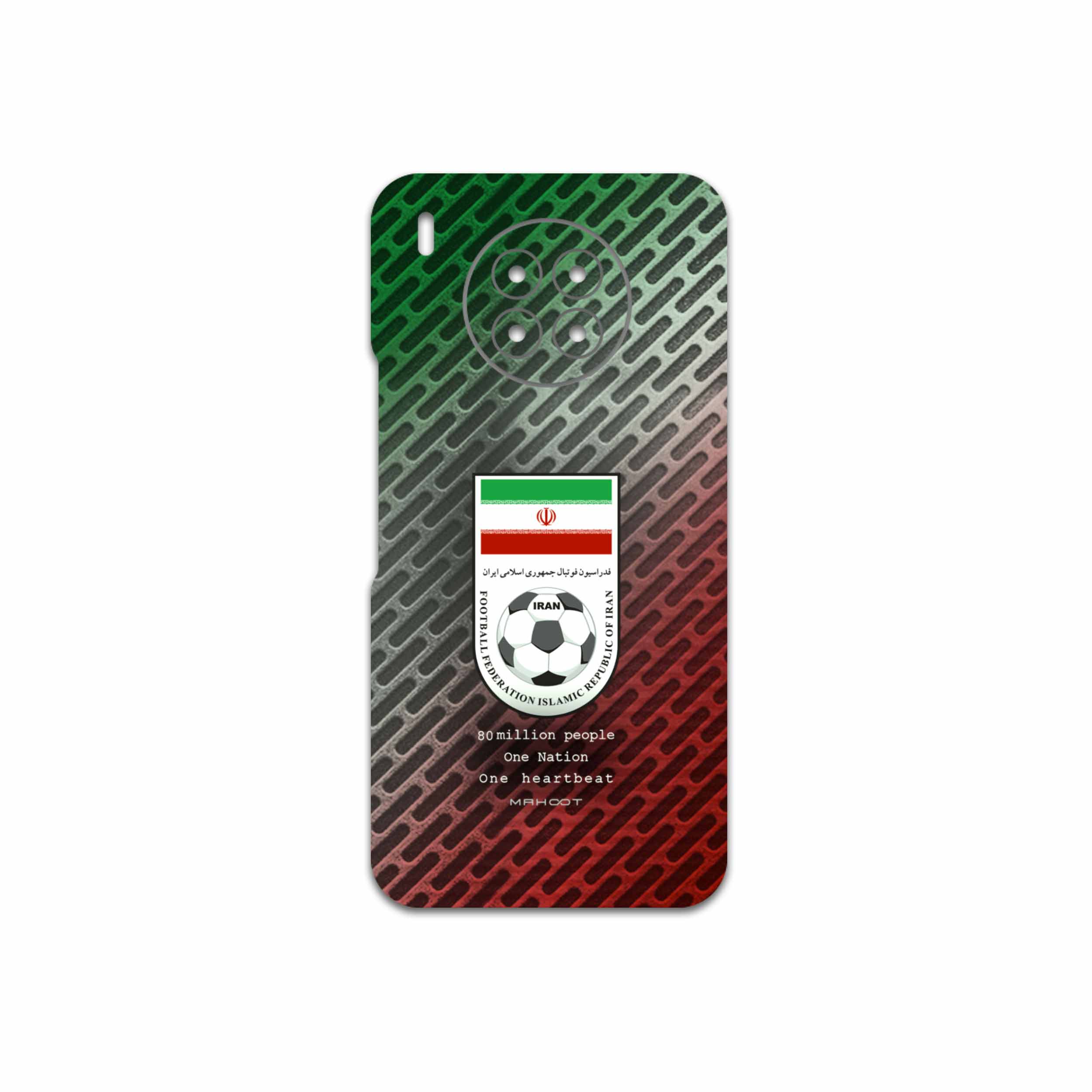 برچسب پوششی ماهوت مدل Iran-National-Football-Team مناسب برای گوشی موبایل هوآوی Nova 8i