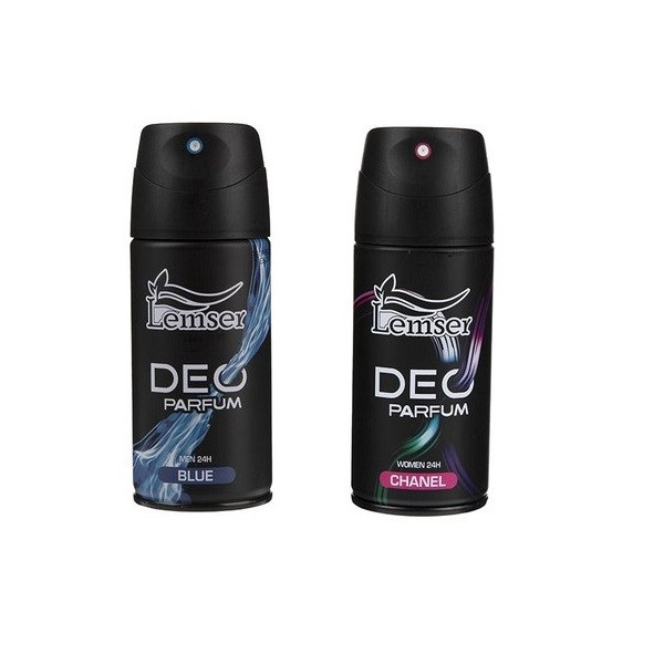 اسپری لمسر مدل BLUE CHANEL حجم 150 میلی لیتر مجموعه دو عددی | چاوه