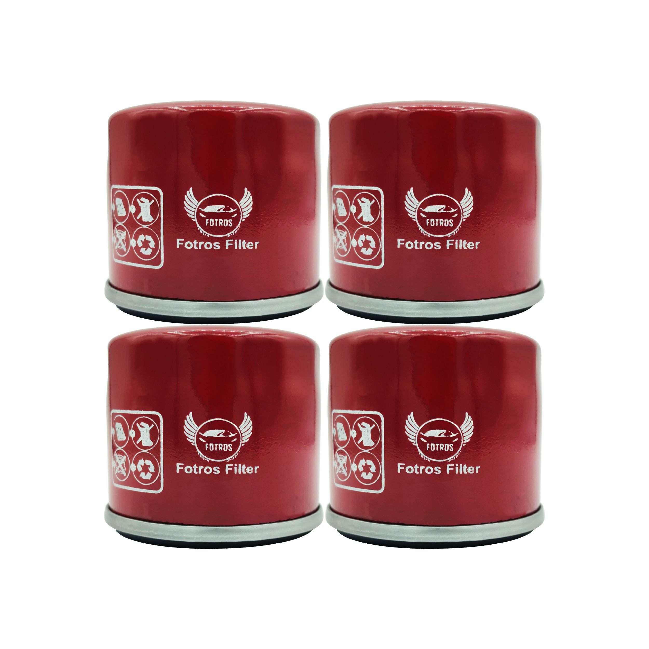 فیلتر روغن فطرس مدل FFO 7135 مناسب برای پراید بسته 4 عددی