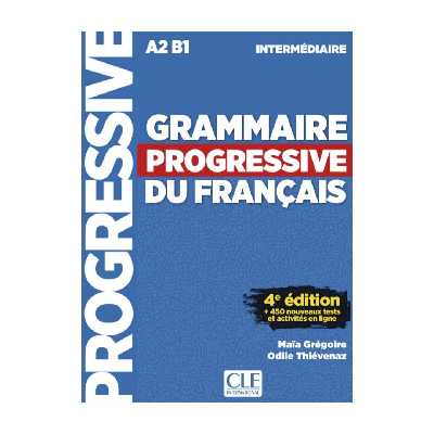 کتاب Grammaire Progressive Du Francais اثر Maïa Grégoire انتشارات Cle International سه جلدی