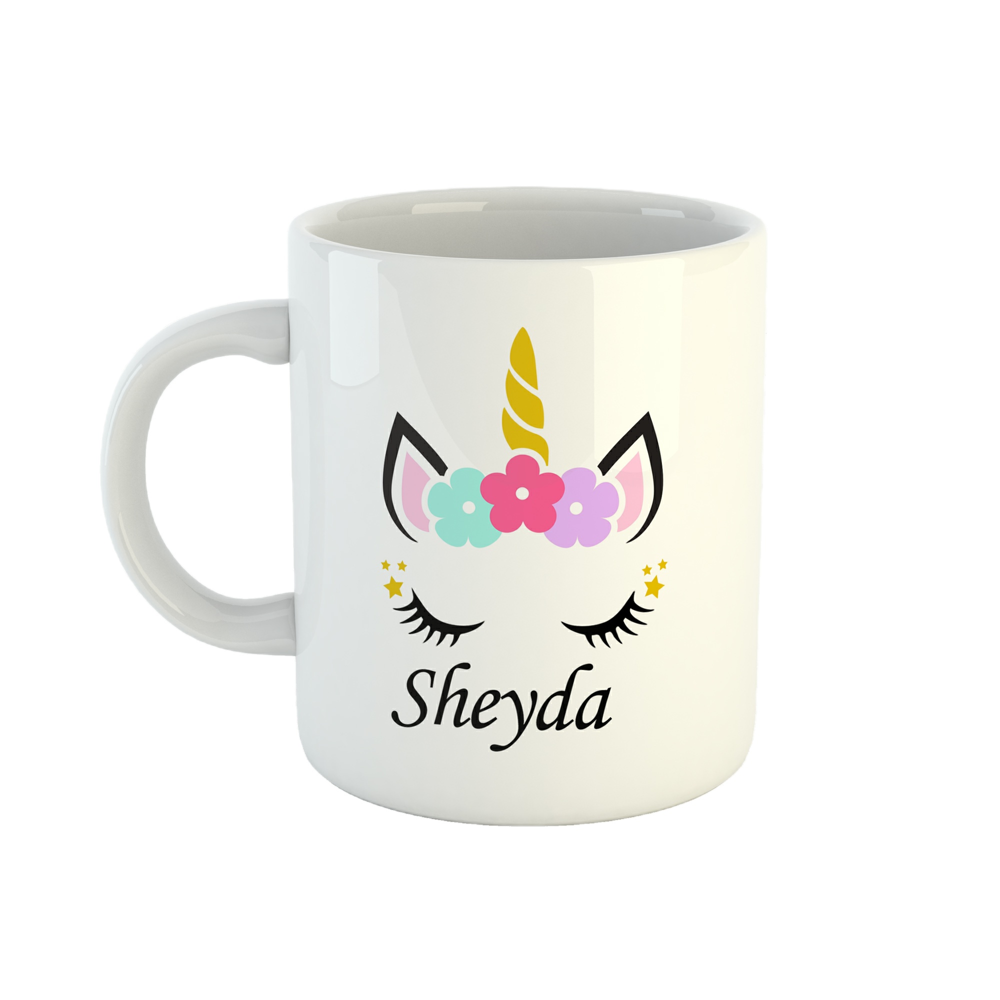 ماگ طرح اسم شیدا مدل unicorn کد 147