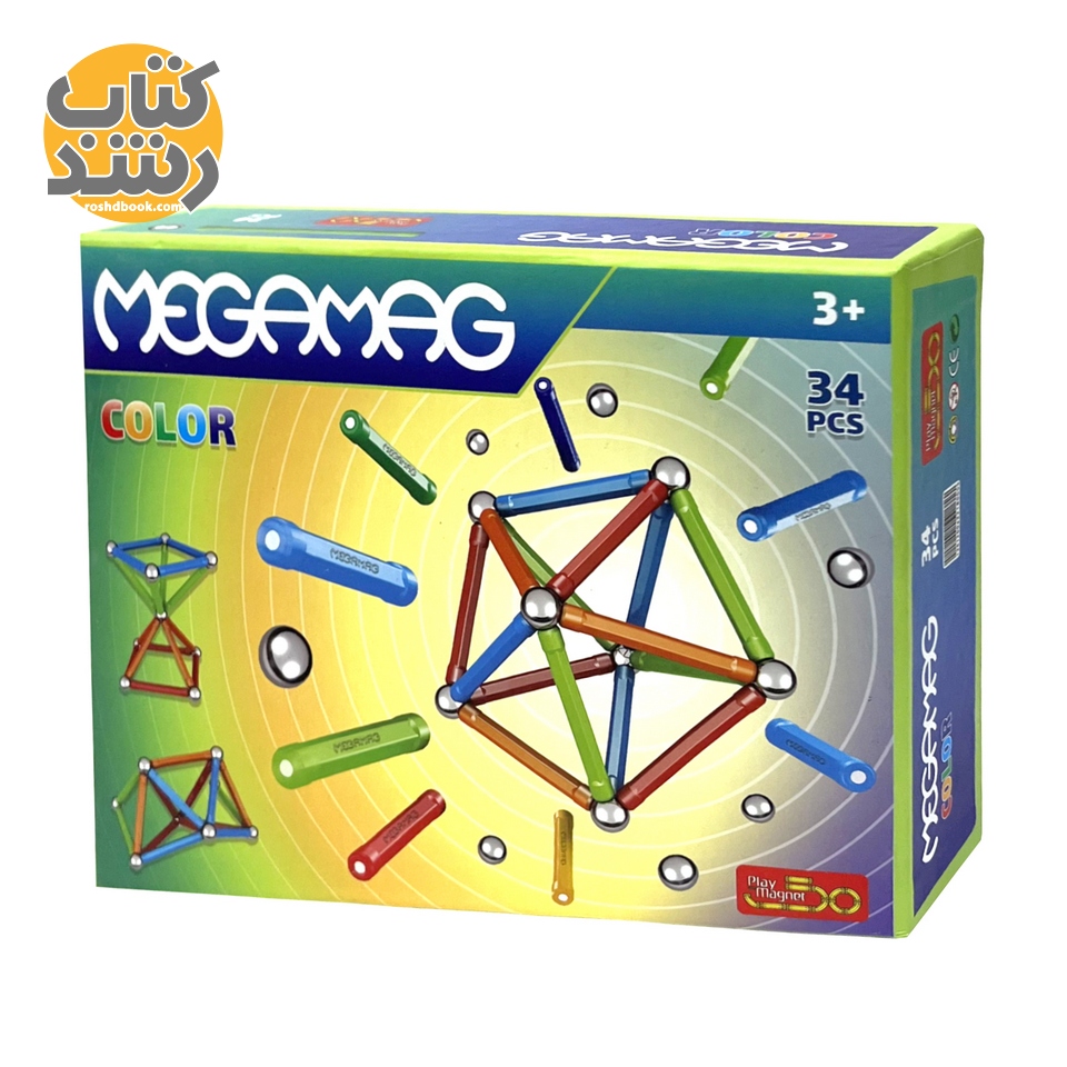 بازی با مغناطیس (مگ آهنربایی) 34 قطعه