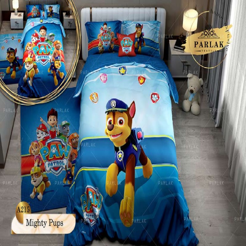 سرویس روتختی پارلاک کد A-215 یکنفره 5 تکه دو رو 