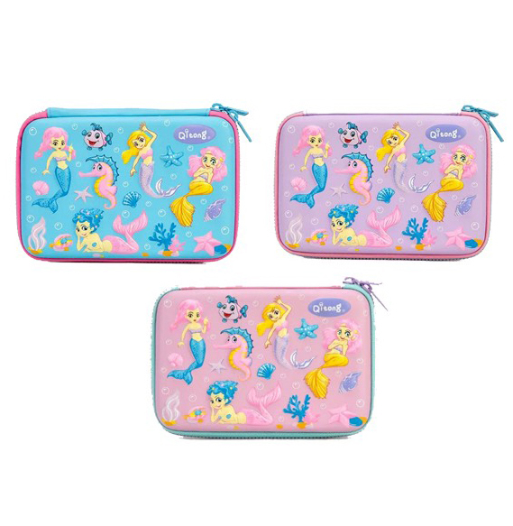 جامدادی کتابی سه بعدی بزرگ طرح پری دریایی و صدف