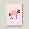 تابلو مدل دکوراتیو funny Zebra کد G5-08