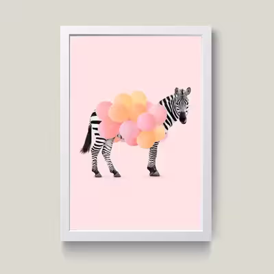 تابلو مدل دکوراتیو funny Zebra کد G5-08
