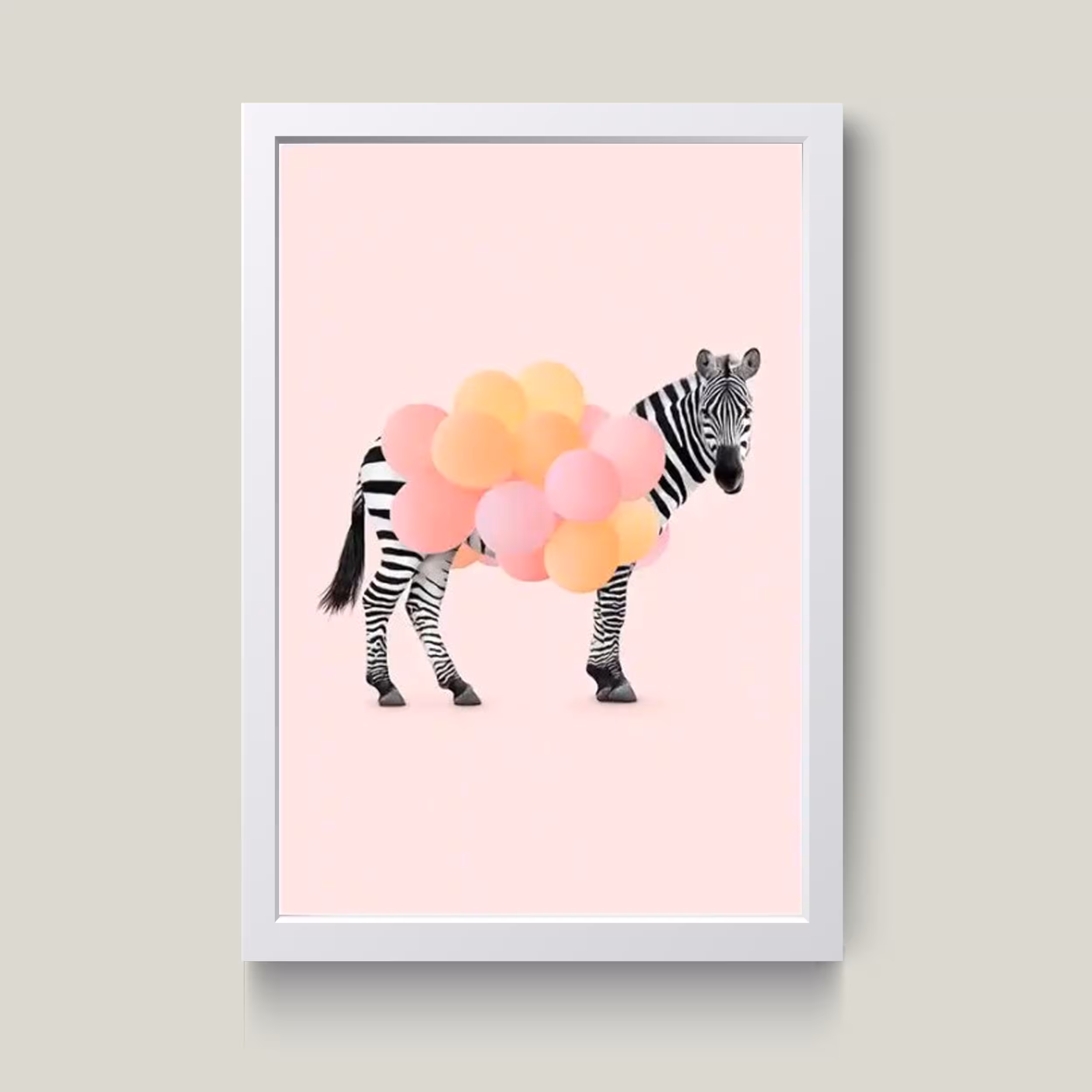 تابلو مدل دکوراتیو funny Zebra کد G5-08